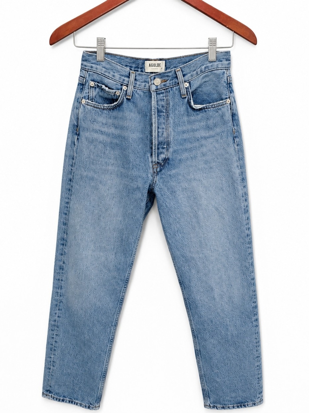 AGOLDE 90's Pinch Waist Jeans Women's 26 High Rise Straight Button Fly A154-1206